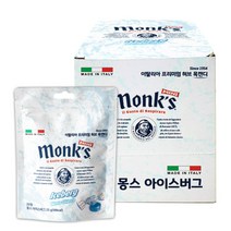 Monks 아이스버그 목캔디, 10개, 25g