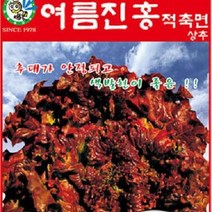[가람종묘사] 여름진홍적축면상추 씨앗(일반 적축면보다 추대가 안정되어 수확폭이 넓은 품종)