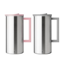 JVR 스텐 물병 스텐 냉장고 물병 1.6L 2P SET, 핑크, 라임