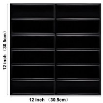 1212인치 자체 접착 비닐 벽지 쉘 및 스틱 3d 메트로 효과 타일 kicthen-(1 시트), t80770