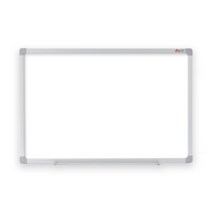 [보드뱅크]법랑화이트/유광-무암선 60x40 알루미늄프레임(실버)