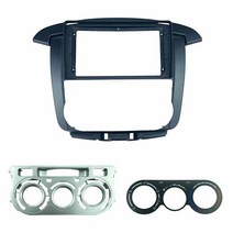 TOYOTA Innova 2011-2014 용 2 Din 9 인치 자동차 라디오 페시아 패널 대시 보드 프레임 설치 DVD Gps Mp5, [02] U0020 Manual AC