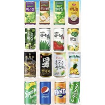 음료수 30캔 1박스 16가지 맛 초록매실 식혜 알로에 사이다, 칠성사이다 190ml 30개