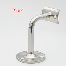 계단난간손잡이 브라켓 미끄럼방지 효도봉 50.8mm 난간 브래킷 스테인레스 스틸 316 거울 광택 벽 장착 2 개