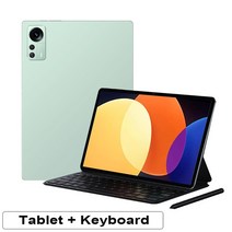 구조독매직키보드 월드 프리미어 패드 6 프로 안드로이드 태블릿 스냅드래곤 870 11 인치 WQHD 120Hz 디스플레이 12GB 512GB 10000mAh PC, [02] 12GB 512GB, [05] Green add keyboard