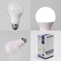 비츠온 LED벌브 12W E26 주광 KS A60 산업용 가정용 상가 다용도 램프