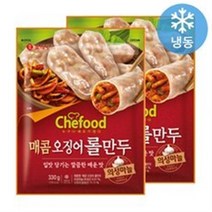 롯데 쉐푸드 매콤오징어롤만두, 4봉