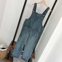 여자바지 휴양지룩 수트 코디 여행 슈트 발랄스타일 데일리패션 데님 학생 여성 예쁜 썸머팬츠 연청 캐주얼 멜방긴 점프 쇼핑 반팔 와이드 바캉스 멜빵 룩 [W6B975F]