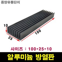 JINHA 방열판 알루미늄 방열패드 방열시트 100*25*10