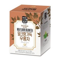 녹차원 간편한 [녹차원] 밀크향가득우롱차 10티백 x 4개 명절 부모님 지인 선물 회사 탕비실 손님접대, 19set