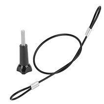 카메라 손목 스트랩 미러리스 카메라 디지털 카메라 액션 카메라용 14in 나사가 있는 30cm 스테인리스 스틸 테더 핸드 그립 벨트 끈 로프