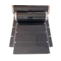 핫 원적외선 난방 필름 전기 따뜻한 바닥 시스템 50cm 너비 280Wm2 220V 가정용 난방 포일 매트 한국산, 1.50x50cm