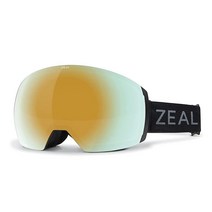 Zeal Optics Portal XL 프레임 없는 스키 및 스노보드 고글 남성 여성용 OTG 지원 다크 나이트 최적의 제이드 미러 렌즈 포함