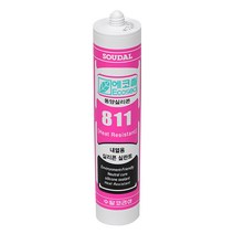 동양 DS811 내열 실리콘 300ml 보일러 히터 오븐 연통 송풍관 열풍관 실링, 적색