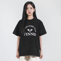 아트박스/벗딥 테니스 티셔츠-블랙