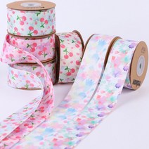 에일린리본 케이티 원단리본 리본공예diy 포장리본 꽃집리본 포장끈, 4cm, 1마 90cm, 01그린
