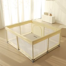 코넘 베이비룸 밀림방지 휴대용 아기울타리 안전가드, 150cmX200cm퀸(그레이)