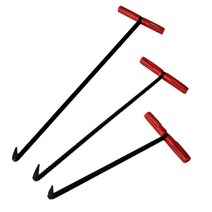 맨홀개폐기 정화조 뚜껑 따기 지렛대 갈고리 후크, 두께 65cm  고무 슬리브 포함 φ14mm