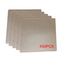 오븐 부품 교체 설치 midea galanz panasonic lg 전자 레인지 용 50pcs 범용 운모 판 운모 판 시트 액세서리 12x13cm, 한개옵션0