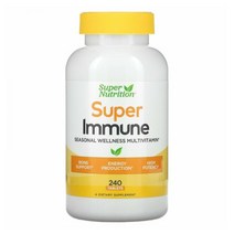 Super Nutrition 슈퍼 이뮨 계절 건강 지원 종합비타민 240정 1병