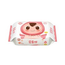 순둥이 베이직 무향 엠보싱 유아물티슈 플러스 리필형, 50팩