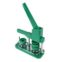 버튼프레스 DIY 버튼 메이커 기계 인체 공학 배지 편안한 그립 제작 프레스, 한개옵션0