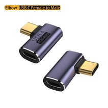 USB4.0 40Gbps OTG 어댑터 Thunderbolt3 8K @ 60Hz 100W 5A USB C-유형 C 고속 충전 변환기 Macbook 용 데, 02 Type 2_01 1PCS