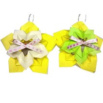 [종이종이]종이접기패키지 노랑꽃 방향제 향주머니 만들기세트, 1인용