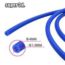 3d프린터 1 m 파란색 PFA PTFE 튜브 1.75mm ID 2mm OD 4mm 파이프 SMC 퀵 커넥터 pc4 m6 피팅 검정색 공압 보우덴, [02] type 1