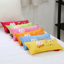 유아 어린이 토끼 피그먼트 베개 커버, 그린