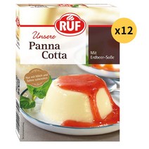 RUF 판나코타 딸기소스 이탈리아 디저트 110g x12팩, 1개