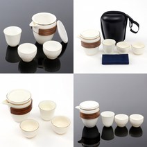 골드S 3인 휴대용다도세트 휴대용티세트 캠핑용다기세트