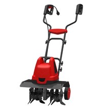 밭 관리기 농사 노면 파쇄기 주말농장 경작기 쟁기, 1500W 칼 4개 + 30m 연장 코드