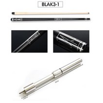 당구큐 당구용품 카본큐 BLAK 블랙 실버 중국 익스텐션 신제품, 6.BLAK31 with Silver - 13mm