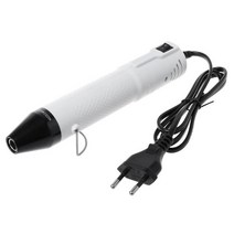 열수축힛팅 슈링클스키링만들기 레진아트 플라스틱공예 pxpd 130w 220v 미니 건 수축 뜨거운 공기 온도 전력 노즐 도구 diy embossing eu 플러그, 1