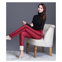 여성 패딩 바지 골프 팬츠 겨울 경량 밴딩 방한 솜 누빔