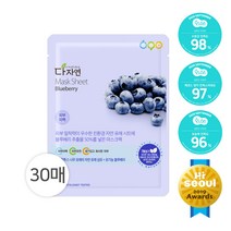 자연의벗 다자연 블루베리 유기농 마스크팩 30매, 없음