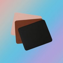 앱코 파스텔 데스크 가죽 스몰 마우스 패드 핑크