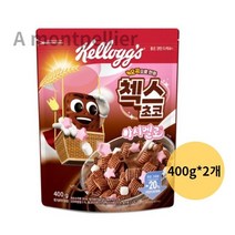 첵스초코 오곡으로 만든 마시멜로 시리얼, 800g, 5개