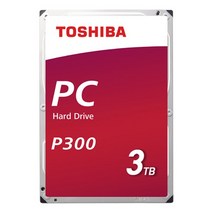 (도시바 TOSHIBA P300 3TB HDWD130 (3.5HDD/ SATA3/ 7200rpm/ 64MB/ PMR) 도시바, 단일 저장용량, 단일 모델명/품번