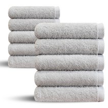 쥬련제작소 150g 30수 호텔수건 코마사 10장, 그레이