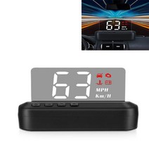 세트 HUD 디스플레이 가변 각도 헤드 업 자동차 GPS 게이지 속도계 차량용