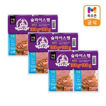 목우촌 [목우촌]주부9단 슬라이스햄(샌드위치햄) (100+100g) x 3, 100g