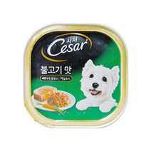시저 반려견 주식캔, 불고기, 100g, 13개