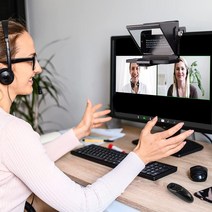 프롬프트 프롬포터 스마트 폰용 텔레 프롬프터 모든 금속 구조 블로거의 라인을 유도하는 전문 도구 두 가지 유형의 작업 wbag JX, 없음