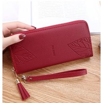 여성 지갑 명품스타일 카드 홀더 여자 남자 20대 추천 명함 30대 직장인 머니클립 긴 지퍼 및 새로운 패션 가죽 클러치 숙녀 저녁 식사 휴대 전화 가방 패키지 블랙