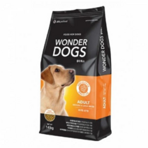 스테이호몰 애견사료 원더독스 어덜트 큰알갱이 중대형견용 14kg tmdpxlghahf스, 상세페이지 참조