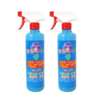 실크 벽지 곰팡이 제거 얼룩 베스룸 클리너 에어컨 천장 목욕탕 500ml 1+1, 곰팡이제거왕 1+1(2개입)