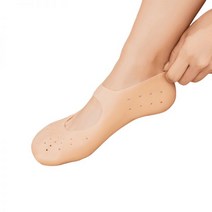 일상공감 보드랍족 발보호대 뒤꿈치 발각질 보습풋패드 양말, 발보호대 2+2_스킨 M 2쌍+화이트 M 2쌍