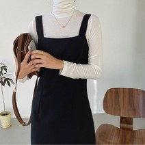 데일리 여성 원피스 드레스 하객 구벨 스퀘어넥 나시